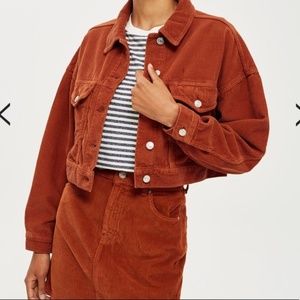 TOPSHOP Moto Corduroy Jacket